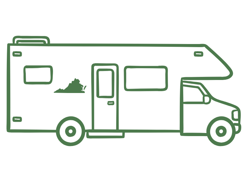 an illustration of an RV in Virginia that has insurance